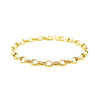 4.6mm 14k Yellow Gold Oval Rolo Bracelet