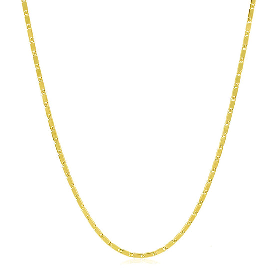 14k Yellow Gold Lumina Pendant Chain 1.0mm