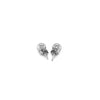 14k White Gold Classic Round Stud Earrings (5.0 mm)