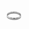 14k White Gold Comfort Fit Wedding Band - Diamond Designs