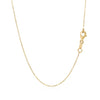 14k Yellow Gold Necklace with Interlocking Petite Rectangles