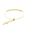 Adjustable Chain Bracelet in 14k Yellow Gold