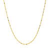 14k Yellow Gold Diamond-Cut Bead Chain 1.0mm