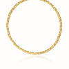 14k Yellow Gold Fancy Byzantine Chain Necklace