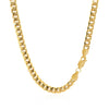 4.5mm 14k Yellow Gold Miami Cuban Semi Solid Chain - Diamond Designs