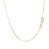 14k Yellow Gold 18 inch Necklace with Polished Butterflies and Beads - Diamond Designs