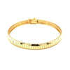 6.0 mm 14k Yellow Gold Classic Omega Bracelet