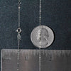 Double Extendable Piatto Chain in 14k White Gold (1.2mm)