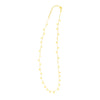 14K Yellow Gold Necklace with Dangling Stars