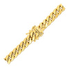 6.65mm 10k Yellow Gold Semi Solid Miami Cuban Chain