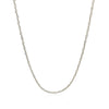Sterling Silver 1.5mm Adjustable Sparkle Chain