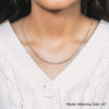 Sterling Silver 1.5mm Adjustable Sparkle Chain