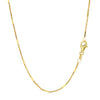 Diamond Cut Bar Links Pendant Chain in 14k Yellow Gold (1.3mm)