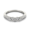 14k White Gold Two Stone Round Diamond Ring (5/8 cttw)