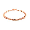 6.0mm 14k Rose Gold Classic Miami Cuban Solid Bracelet