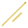 6.0mm 14k Yellow Gold Classic Miami Cuban Solid Chain