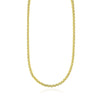 Yellow Gold Fox Chain Braided Motif Necklace