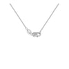 14k White Gold Horseshoe Design Diamond Pendant - Diamond Designs