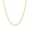 14k Yellow Gold Bead Chain 1.5mm