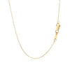14k Yellow Gold Thin Textured Bar Necklace