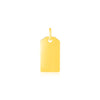 14K Yellow Gold Tag Pendant