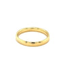 14k Yellow Gold Comfort Fit Wedding Band - Diamond Designs