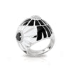 Belle Etoile Dandelion Ring Classic Fine Solid Sterling Silver