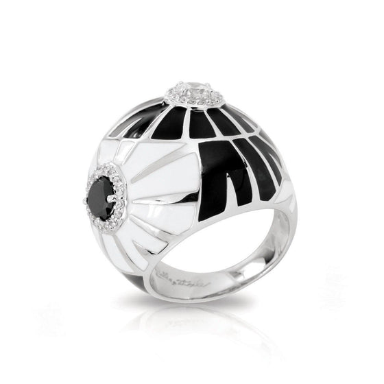 Belle Etoile Dandelion Ring Classic Fine Solid Sterling Silver