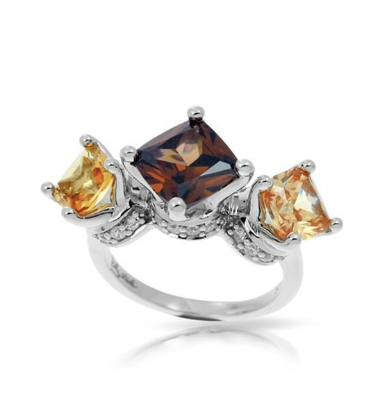 Belle Etoile Destiny Ring Classic Fine Solid Sterling Silver
