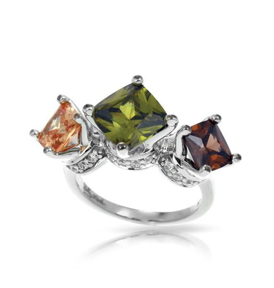 Belle Etoile Destiny Ring Classic Fine Solid Sterling Silver