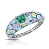 Belle Etoile Enchanted Garden Bangle Classic Fine Solid Sterling Silver