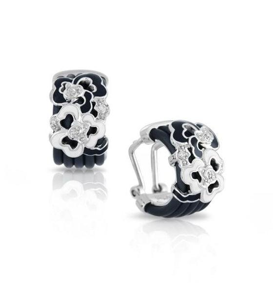 Belle Etoile Fiori Earrings Classic Fine Solid Sterling Silver
