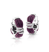 Belle Etoile Forza Earrings Classic Fine Solid Sterling Silver