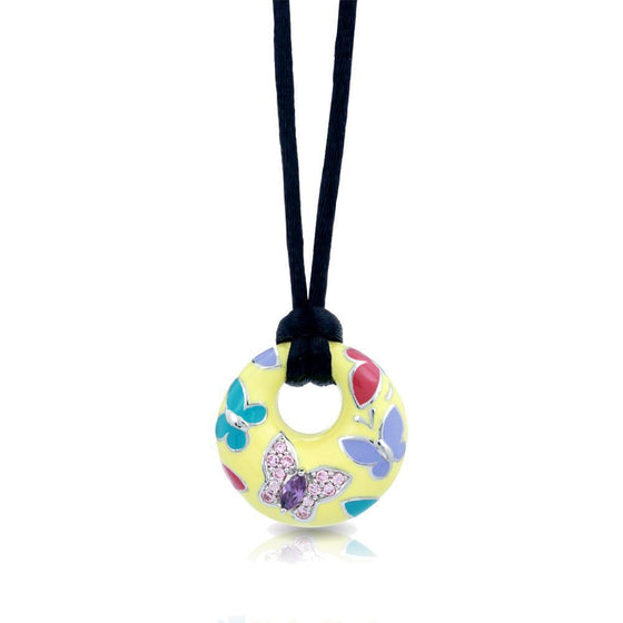 Belle Etoile Papillon Pendant Classic Fine Solid Sterling Silver