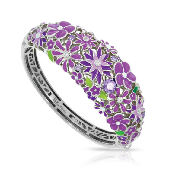 Belle Etoile Jardin Bangle Classic Fine Solid Sterling Silver