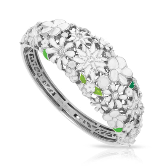 Belle Etoile Jardin Bangle Classic Fine Solid Sterling Silver