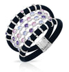 Belle Etoile Lattice Bangle Classic Fine Solid Sterling Silver