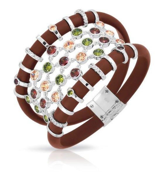 Belle Etoile Lattice Bangle Classic Fine Solid Sterling Silver