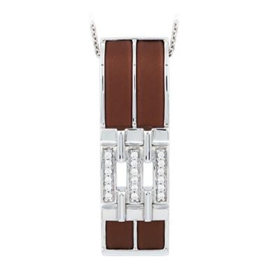 Belle Etoile Links Pendant Classic Fine Solid Sterling Silver