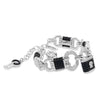 Belle Etoile Lock Bracelet Classic Fine Solid Sterling Silver