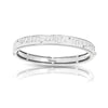 Belle Etoile Melody Bangle Sterling Silver Pave'