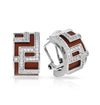 Belle Etoile Piazza Earrings Classic Fine Solid Sterling Silver