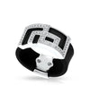 Belle Etoile Piazza Ring Classic Fine Solid Sterling Silver