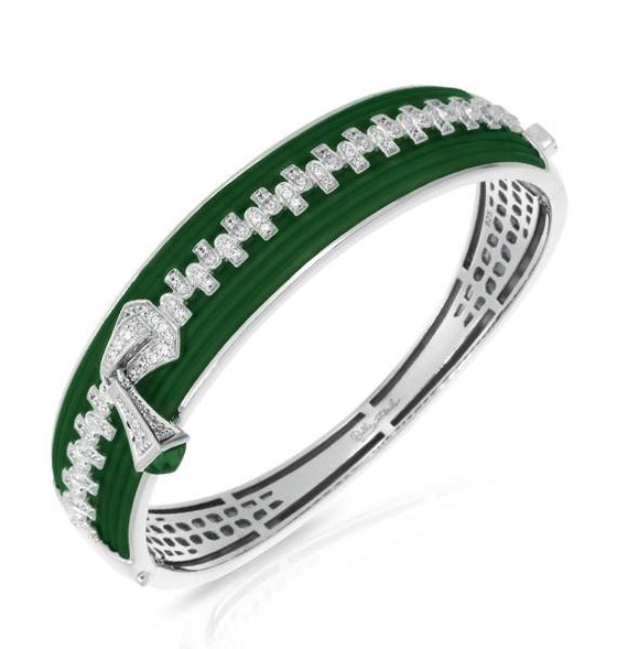 Belle Etoile Roxie Bangle Classic Fine Solid Sterling Silver