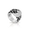 Belle Etoile Treccia Ring Classic Fine Solid Sterling Silver
