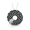 Belle Etoile Treccia Pendant Classic Fine Solid Sterling Silver