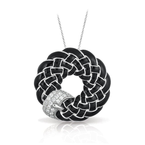 Belle Etoile Treccia Pendant Classic Fine Solid Sterling Silver