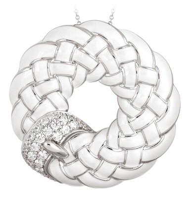 Belle Etoile Treccia Pendant Classic Fine Solid Sterling Silver