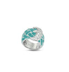 Belle Etoile Treccia Ring Classic Fine Solid Sterling Silver
