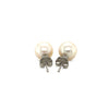 Freshwater Pearl Earrings in Sterling Silver - Diamond Designs